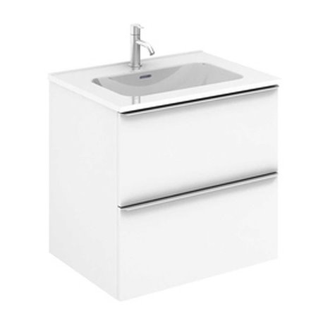 Caisson New Anco 2 tiroirs 60 cm Blanc brillant