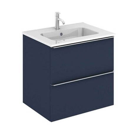 Caisson New Anco 2 tiroirs 60 cm Bleu navy mat