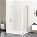 Paroi de douche fixe Ancodesign 80 cm