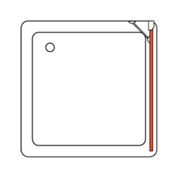 Paroi de douche fixe Ancodesign 100 cm