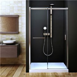 Porte de douche coulissante Ancodesign 120 cm 