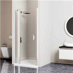 Porte de douche pivotante Ancodesign Avec élément fixe 120 cm