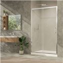 Porte de douche coulissante Ancoswing 100 cm profilé argent