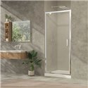 Porte de douche pivotante Ancoswing 100 cm profilé argent