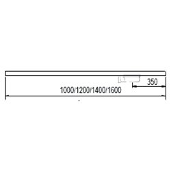 Receveur de douche New Anco 120x90 cm noir