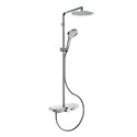 Colonne de douche Ancodesign avec tablette métal chromée