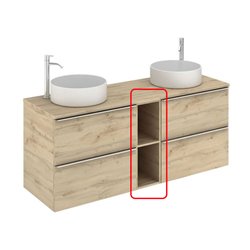Niche 20 cm Blanc brillant