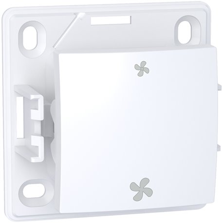 Lot de 10 commandes VMC sans position arrêt Alréa ALB61158P blanc polaire