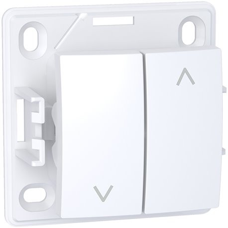 Lot de 10 interrupteurs volets roulants Alréa ALB61197P blanc polaire Lot de 10 interrupteurs volets roulants Alréa ALB61197P blanc polaire
