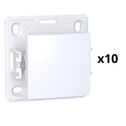 Lot de 10 obturateurs Alréa ALB61420P blanc polaire
