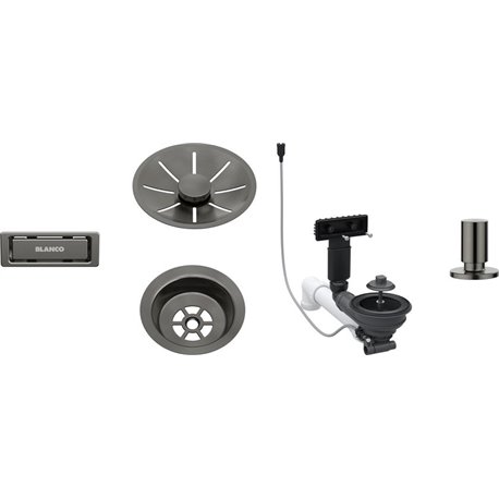 Set de bonde 207429 1x3,5'' InFino satin darksteel automatique