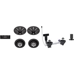 Set de bonde 207442 2x3,5'' InFino noir mat automatique
