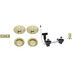 Set de bonde 207443 2x3,5'' InFino satin gold automatique