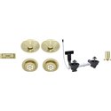 Set de bonde 207443 2x3,5'' InFino satin gold automatique