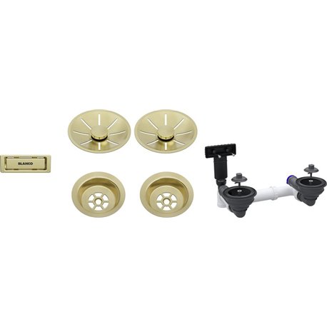 Set de bonde 207439 2x3,5'' InFino satin gold manuel