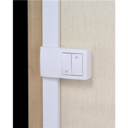 Lot de 10 interrupteurs volets roulants Alréa ALB61197P blanc polaire