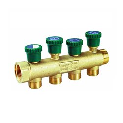 Collecteur à robinetterie 3/4"-1/2" 9533323 3 sorties