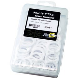 Lot de 25 joints PTFE pur vierge 28707 Ø 2" mm