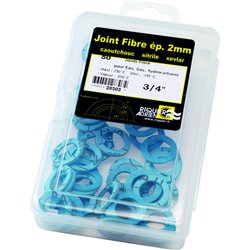 Lot de 25 joints fibre bleu en boîte 28305