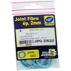 Lot de 2 Joints plats compteur sachet anti-uv 28962 Ø 40x34,2x2 mm