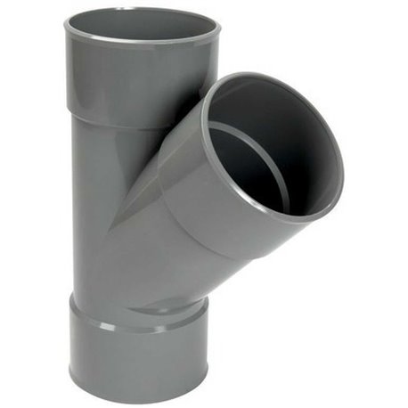 Té PVC 45 ° simple femelle / femelle ⌀ 32 - Réf : 204391 Té PVC 45 ° simple femelle / femelle ⌀ 32 - Réf : 204391