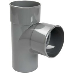 Té PVC 87 ° simple mâle / femelle ⌀ 40 - Réf : 62512