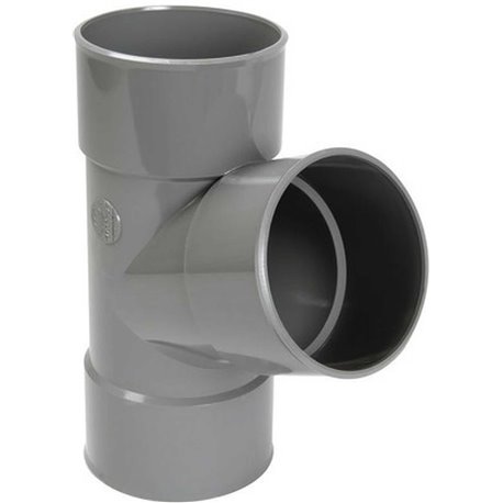 Té PVC 67 ° simple femelle / femelle ⌀ 100 - Réf : 225610 Té PVC 67 ° simple femelle / femelle ⌀ 100 - Réf : 225610