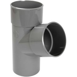 Té PVC 67 ° simple mâle / femelle ⌀ 125 - Réf : 225668