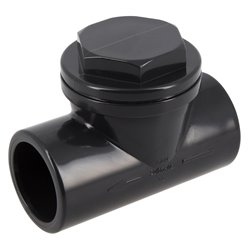 Clapet PVC battant simple pression à coller ⌀ 50 - Réf : 228460