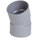 Coude PVC 22 ° femelle / femelle ⌀ 32 - Réf : 62711