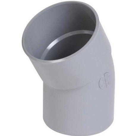 Coude PVC 30 ° mâle / femelle ⌀ 40 - Réf : 1302512