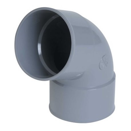 Coude PVC 67 ° femelle / femelle ⌀ 40 - Réf : 177630