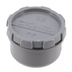 Bouchon PVC dégorgement à coller mâle ⌀ 32 - Réf : 63186