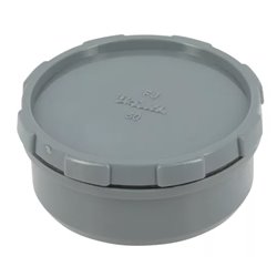 Bouchon PVC dégorgement à coller mâle ⌀ 50 - Réf : 63207