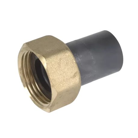 Raccord PVC-fer écrou laiton ⌀ 25 26x34 - Réf : 444800