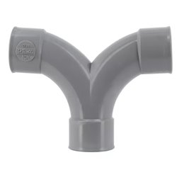 Coude PVC 87 ° double femelle / femelle ⌀ 32 - Réf : 62989