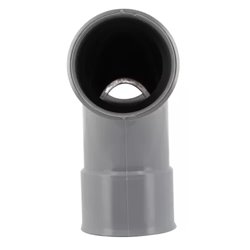Coude PVC 87 ° double femelle / femelle ⌀ 40 - Réf : 62994