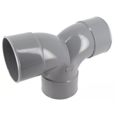 Coude PVC 87 ° double femelle / femelle ⌀ 100 - Réf : 679094 Coude PVC 87 ° double femelle / femelle ⌀ 100 - Réf : 679094