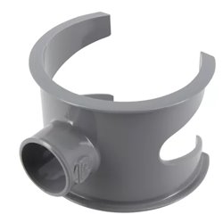Selle PVC de branchement 90 ° mâle / femelle ⌀ 100x32 - Réf : 226965