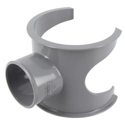 Selle PVC de branchement 90 ° mâle / femelle ⌀ 100x50 - Réf : 226986
