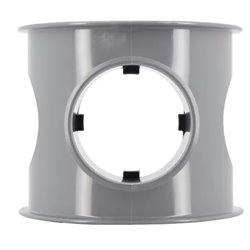 Selle PVC de branchement 90 ° mâle / femelle ⌀ 100x50 - Réf : 226986