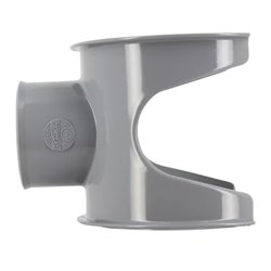 Selle PVC de branchement 90 ° mâle / femelle ⌀ 100x50 - Réf : 226986