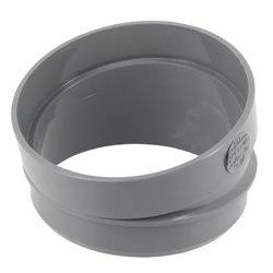 Coude PVC 15 ° mâle / femelle ⌀ 100 - Réf : 229678