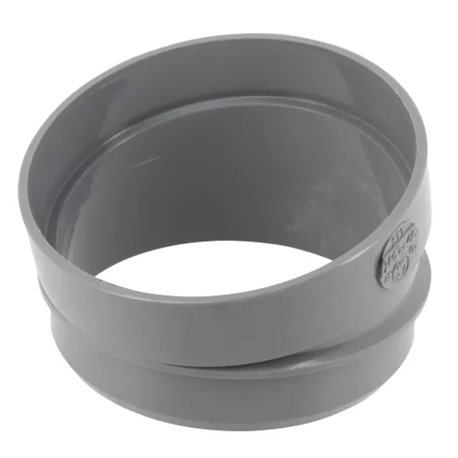 Coude PVC 15 ° mâle / femelle ⌀ 100 - Réf : 229678