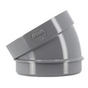 Coude PVC 30 ° mâle / femelle ⌀ 100 - Réf : 229662