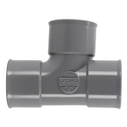 Té PVC 87 ° pied de biche femelle / femelle ⌀ 32 - Réf : 63469