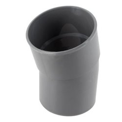Coude PVC 22 ° mâle / femelle ⌀ 100 - Réf : 225893