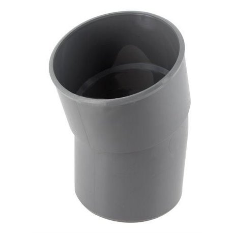 Coude PVC 22 ° mâle / femelle ⌀ 100 - Réf : 225893