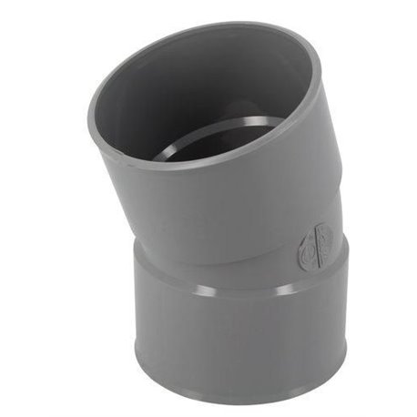 Coude PVC 22 ° femelle / femelle Ø 100 - Réf : 225888