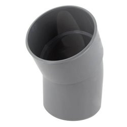 Coude PVC 30 ° mâle / femelle ⌀ 100 - Réf : 656533